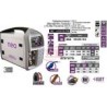 Soldadora Inversor Microalambre, Electrodo y TIG Alta Frecuencia 250 A  IMET 10250/190 BVM