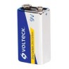 46312 Pila zinc-carb—n 9v, blister, Volteck ZI-9V