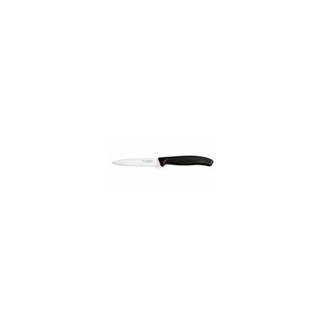 CUCHILLO SWISS CLASSIC MONDADOR PUNTA, 10cm, NEGRO      6.7703