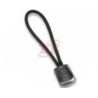 Cordon Nyl.C/Emblema Vx En Plastico, Negro     4.1824