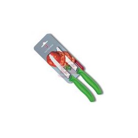 Set De 2 Cuch. Sc P/Tomate Dentado, Verde, Blister     6.7836.L114B