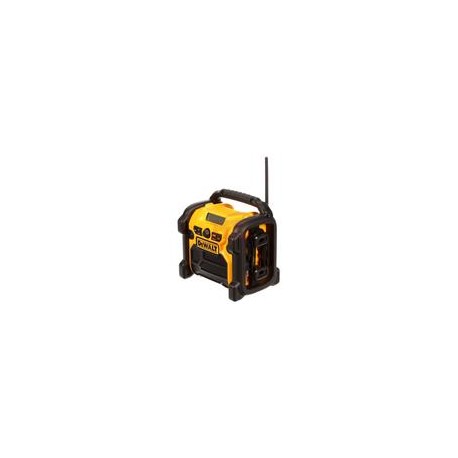 Radio para el lugar de trabajo compacto de DeWalt DCR018 de 18 V/12 V/20 V