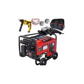 Combo Generador de Gasolina de 3000 Watts MW-JD3000