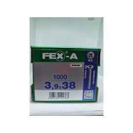 1401470390385   Fex-A   Tornillo Spax Fex-A Punta De Broca Para Metal 3.9 X 38 Mm H2