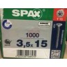1191010350155   Spax T-Star Plus   Tornillo Spax Para Madera Torx 3.5 X 15 Mm, T15