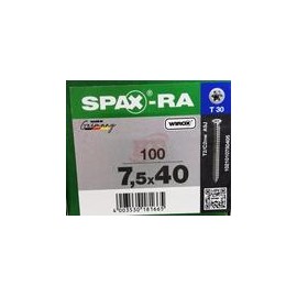 1021010750405   Spax-Ra   Tornillo R-A De Fijación En Concreto, Sin Taquete 7.5 X 40 Mm T 30