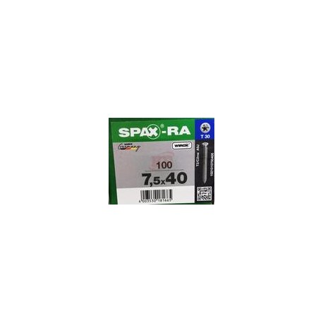 1021010750405   Spax-Ra   Tornillo R-A De Fijación En Concreto, Sin Taquete 7.5 X 40 Mm T 30