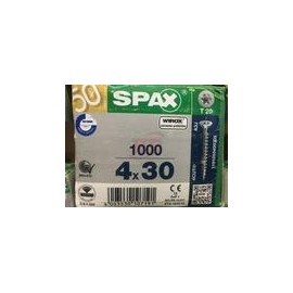 1191010400305   Spax T-Star Plus   Tornillo Spax Para Madera Torx 4.0 X 30 Mm, T20