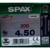 1191010400503   Spax T-Star Plus   Tornillo Spax Para Madera Torx 4 X 50 Mm T20