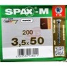 0441010350503   Spax-M   Tornillo Spax-M Para Mdf 3.5 X 50 Mm  T-15