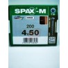 0441010400503   Spax-M   Tornillo Spax-M Para Mdf 4.0 X 50 Mm. T-20