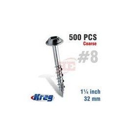 Tornillo Cabeza Arandela 8 X 1 1/4 Rosca Abierta C/500 Pzas SML-C125-500-INT