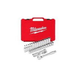 Jgo de Llaves  Metrico 32 Pzas MilwaukeeTool 3/8